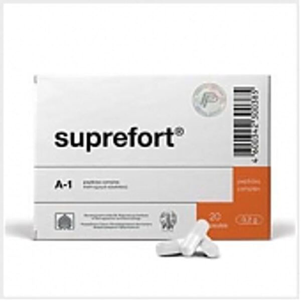 SUPREFORT® aizkuņģa dziedzerim 20 kapsulas